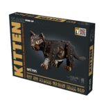 Modello 3D in Legno - Gattino Nero