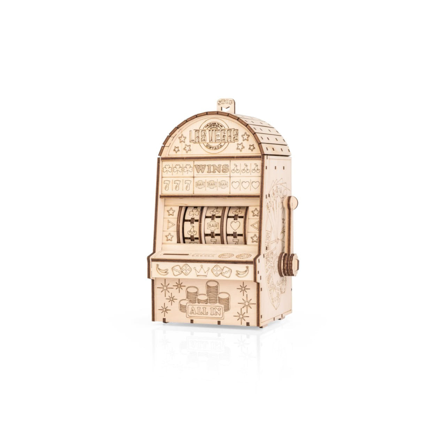 EWA458 Modello 3D in Legno - Slot Machine - immagine 1