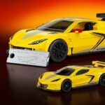 Hot Wheels Speed Mattel Brick Shop Building Set 1/32 '20 Corvette C8.R - immagine 5