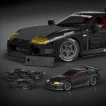 Hot Wheels Elite Mattel Brick Shop Building Set 1/16 '94 Toyota Supra MKIV - immagine 5