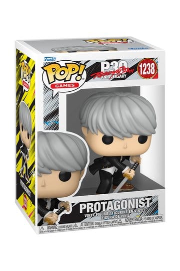 FUN91466 -- 000 (34824) Persona 4 POP! Games Vinyl Figure Protagonist (Yu) 9 cm - immagine 1