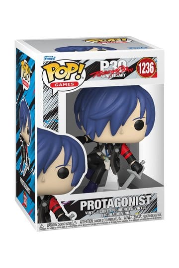 FUN91468 -- 000 (34822) Persona 3 POP! Games Vinyl Figure Male Protagonist (Makoto) 9 cm - immagine 1