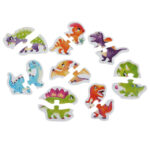 8 Puzzle in 1 - Puzzlika: Simpatici Dinosauri - immagine 2