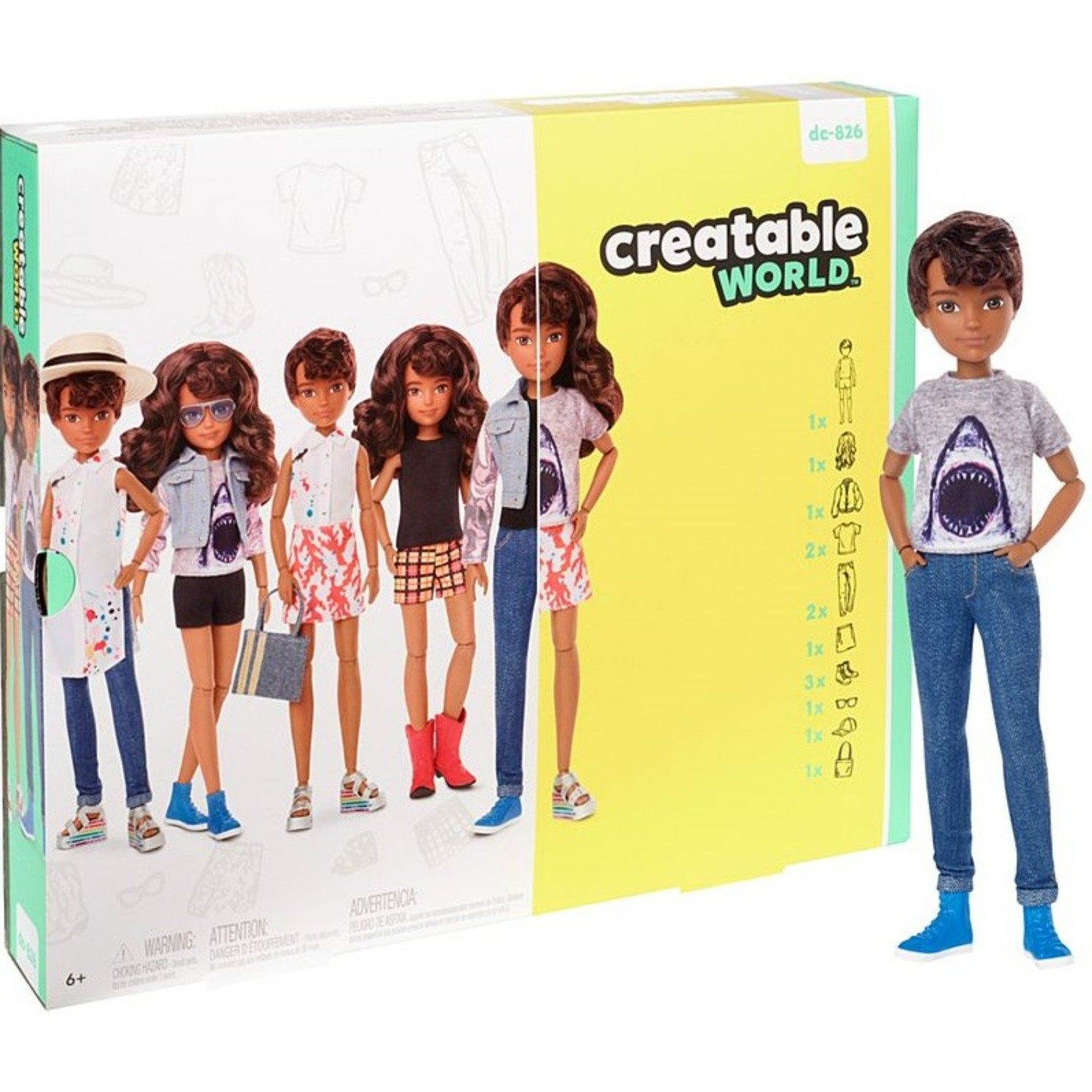 GGT68 Creatable World - Deluxe Character Kit - immagine 1