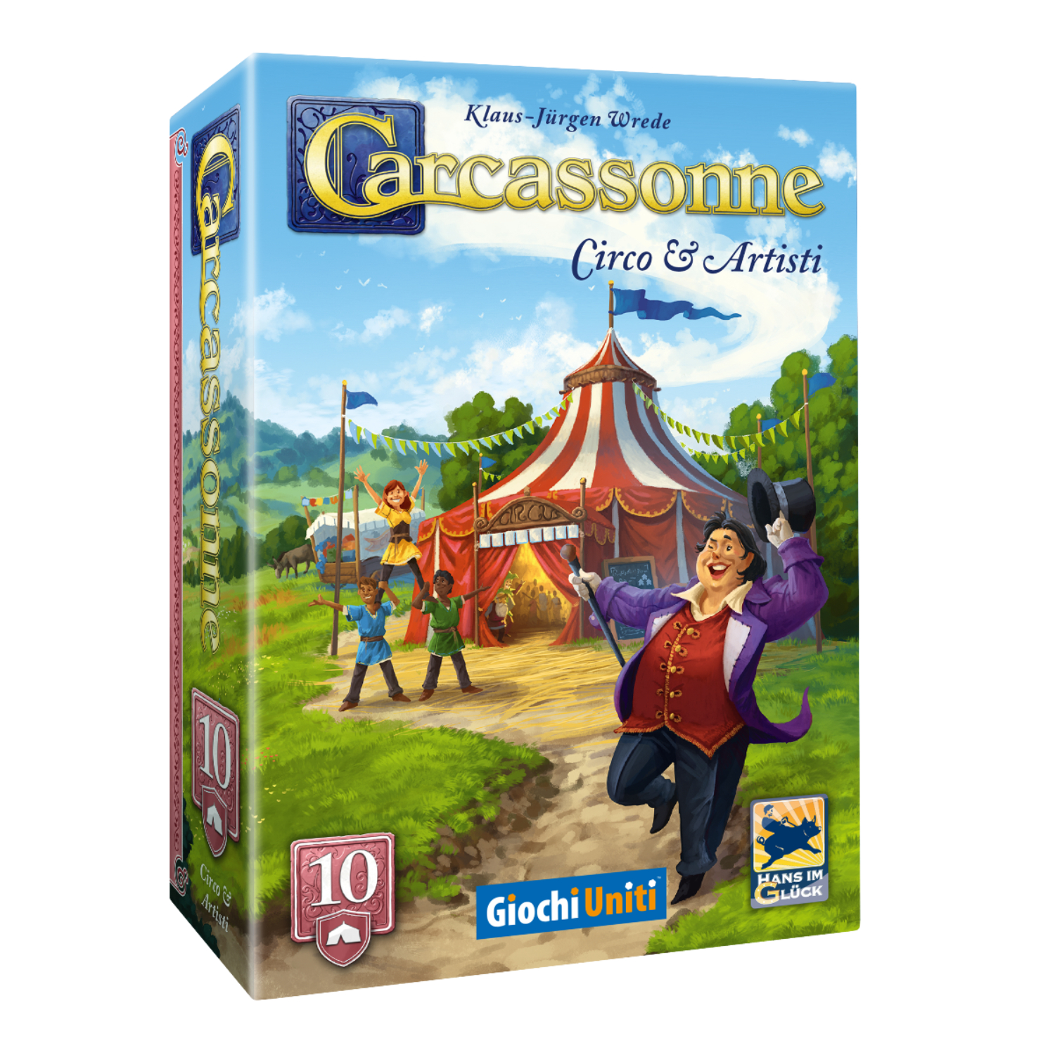 GU855 Carcassonne Revival: Circo e Artisti 10 (Ed. Italiana) - immagine 1
