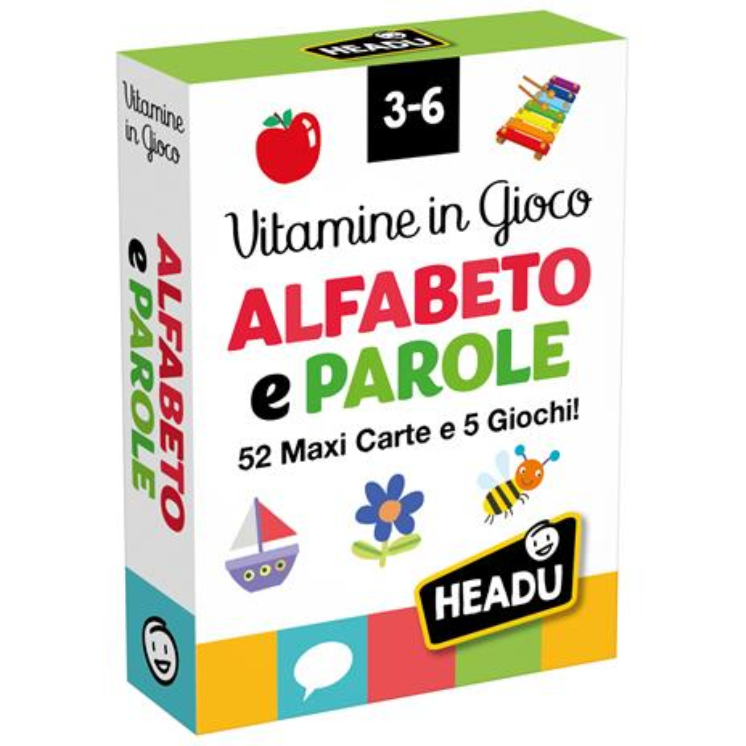 HDUIT64085 Carte Vitamine in Gioco Alfabeto e Parole - immagine 1