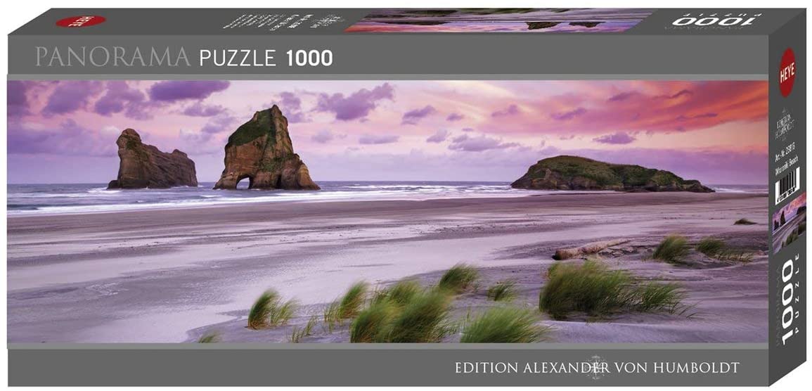 HEY29816 Puzzle 1000 pz Panorama - Wharariki Beach, AvH - immagine 1