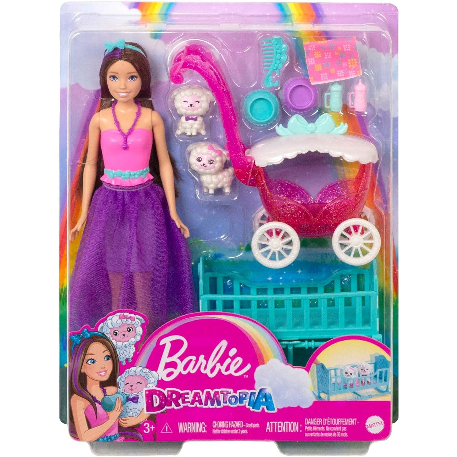 HLC29 Barbie - Dreamtopia: Bambola Cura delle Pecorelle - immagine 1