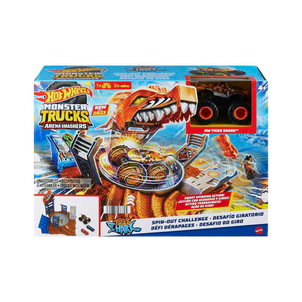 HNB93 Hot Wheels - Monster Trucks: Sfida in Testacoda con Tiger Shark - immagine 1