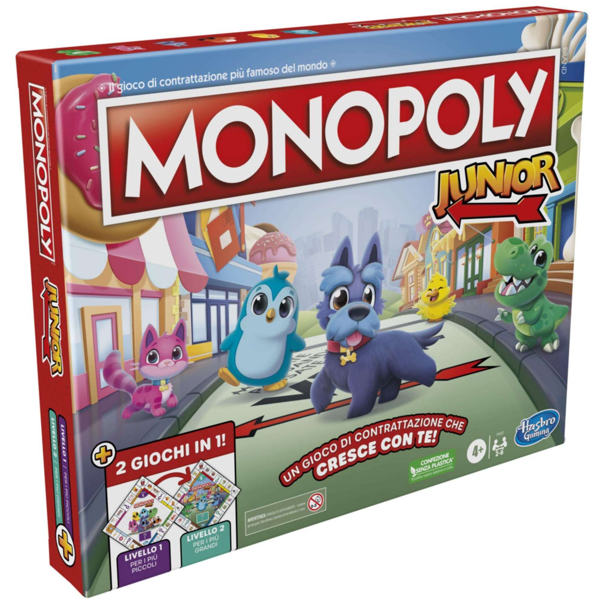 HSBF8562103 Monopoly Junior - 2 Giochi in 1 - immagine 1