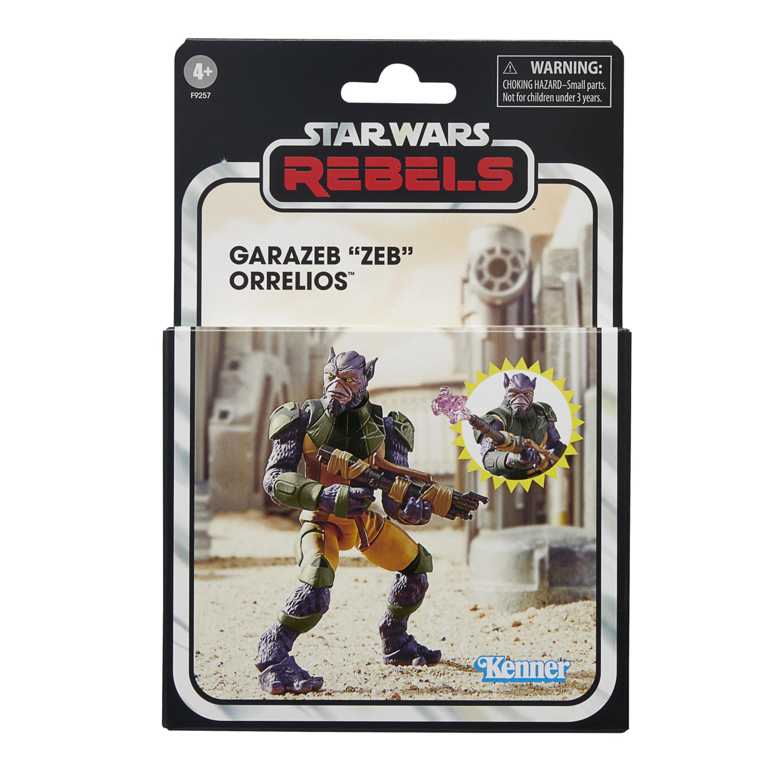 HSBF92575L0 Star Wars - Personaggio Kenner 9,5 cm: Zeb Orrelios - immagine 1