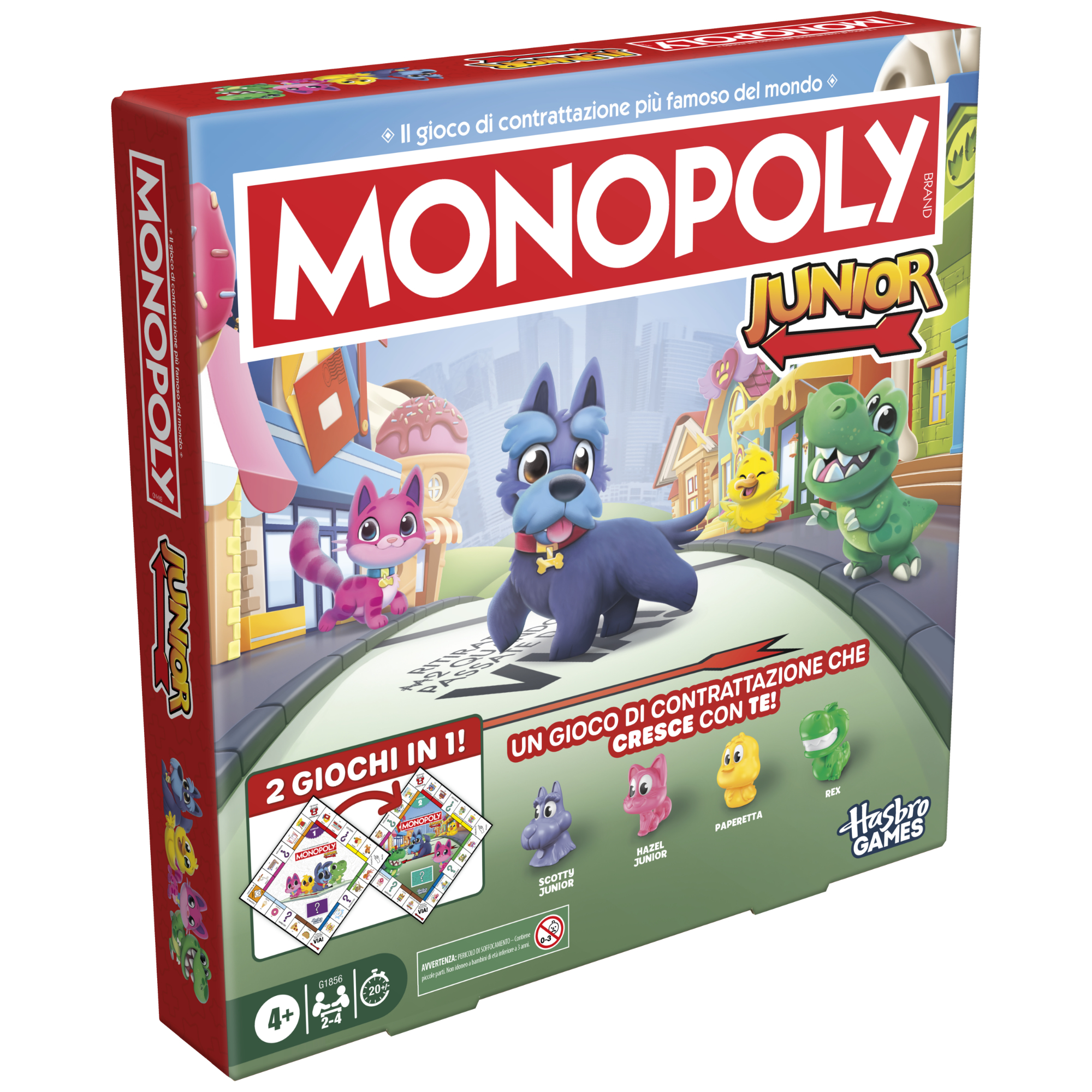 HSBG1856103 Monopoly - Junior (Ed. Italiana) - immagine 1