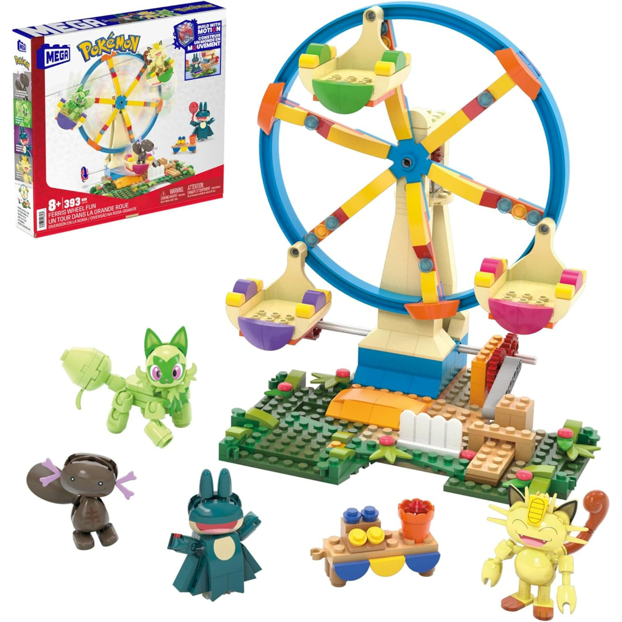 HXF80 MEGA - Pokémon: Adventure Builder Ruota Panoramica - immagine 1