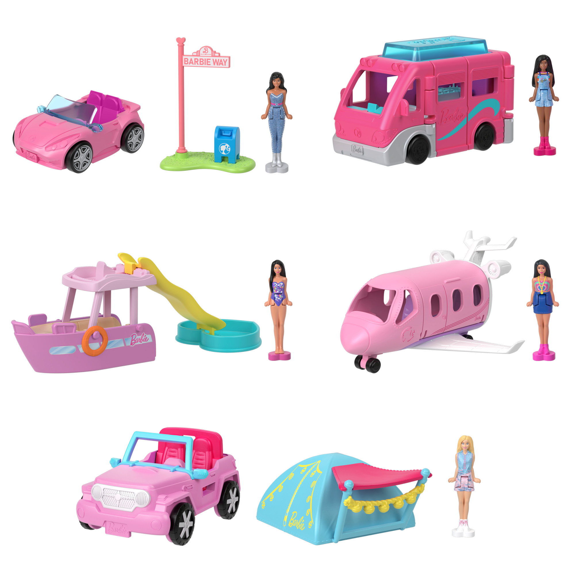 HYF38 MINI BARBIELAND VEHICLE ASST - immagine 1