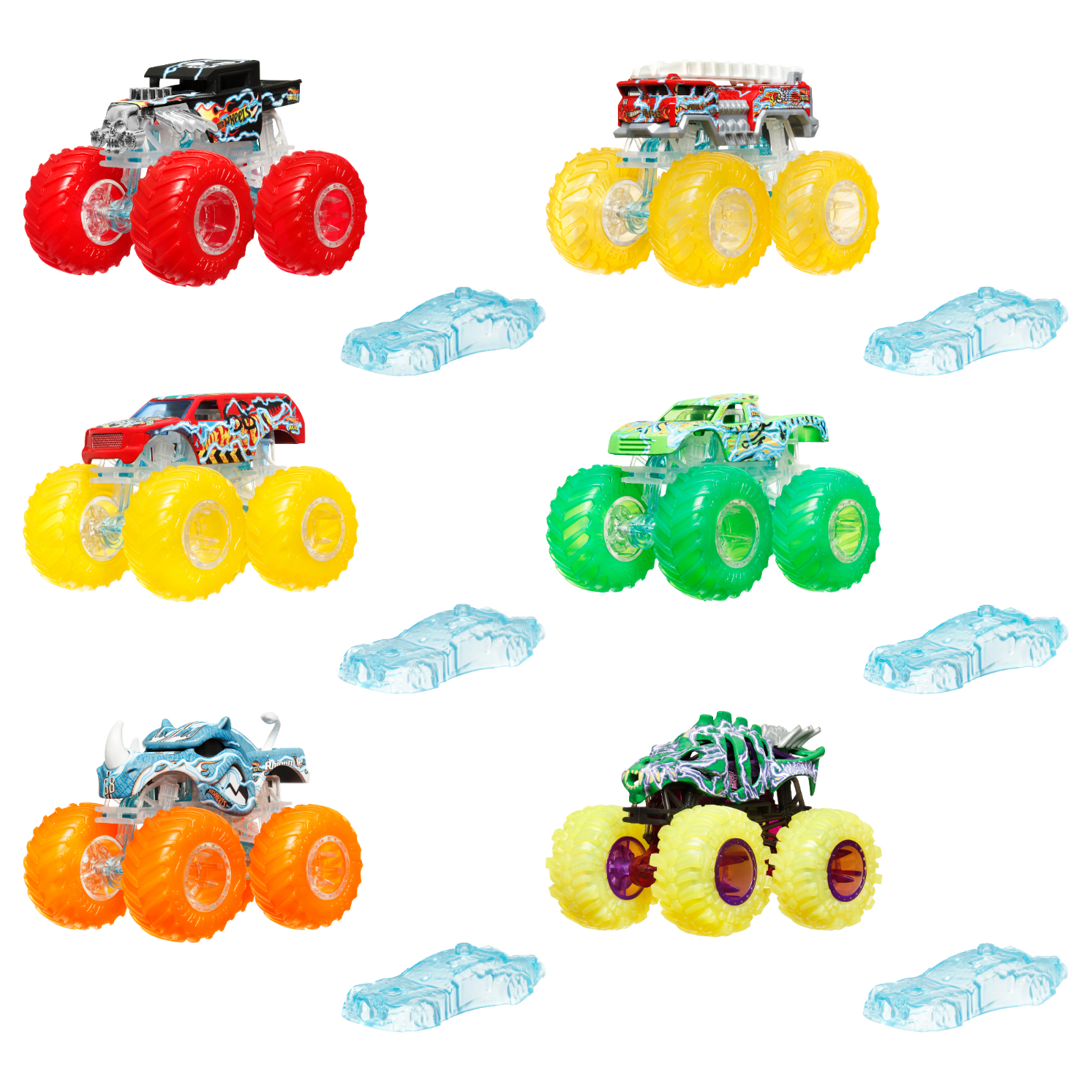 HYJ19 HW MT Power Smashers 1:64 Ass.to - immagine 1