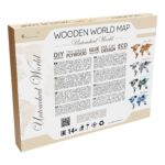 Mappa del Mondo in Legno - Untouched World - Medium - immagine 2