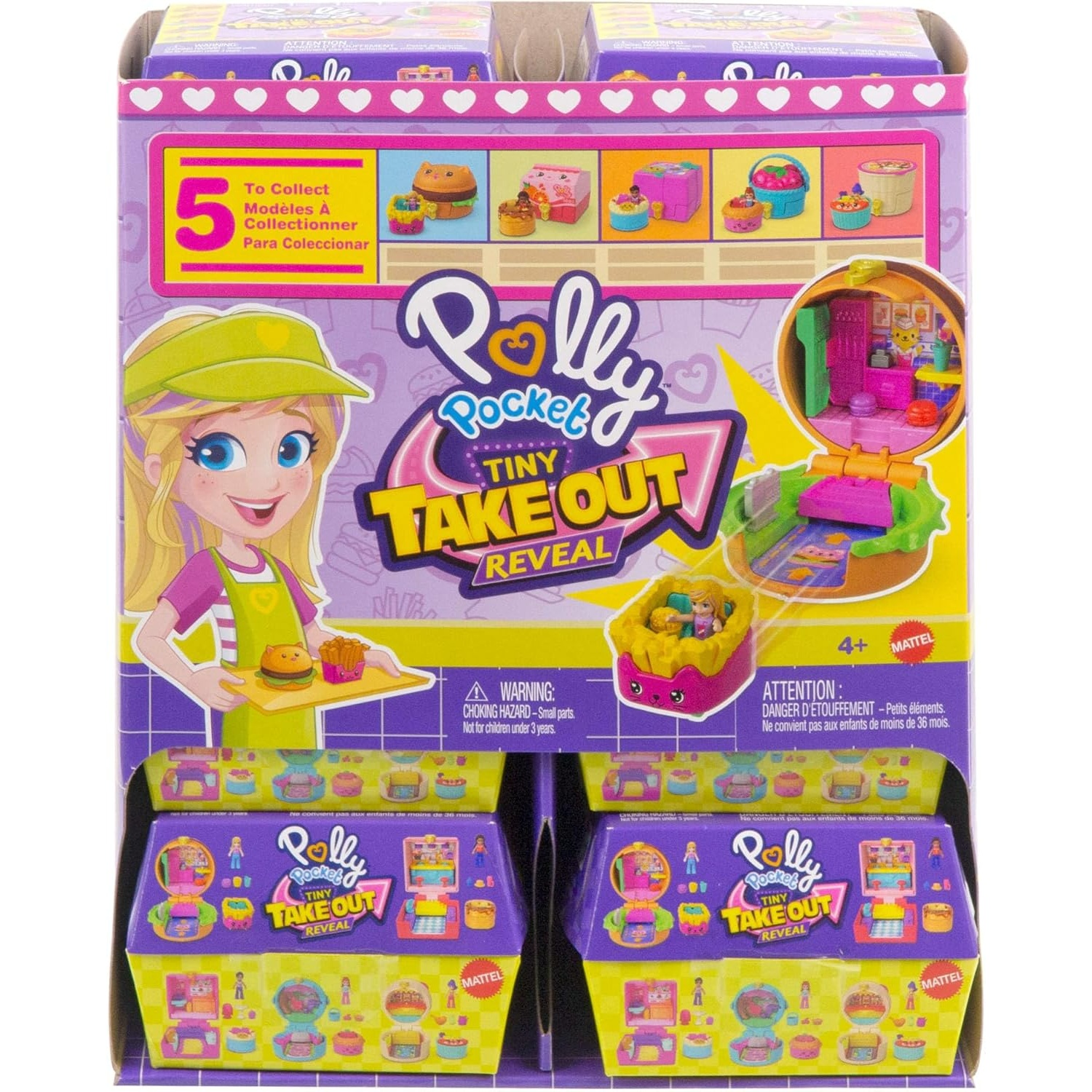 JCR44 Polly Pocket - Tiny Take-Out Reveal - immagine 1