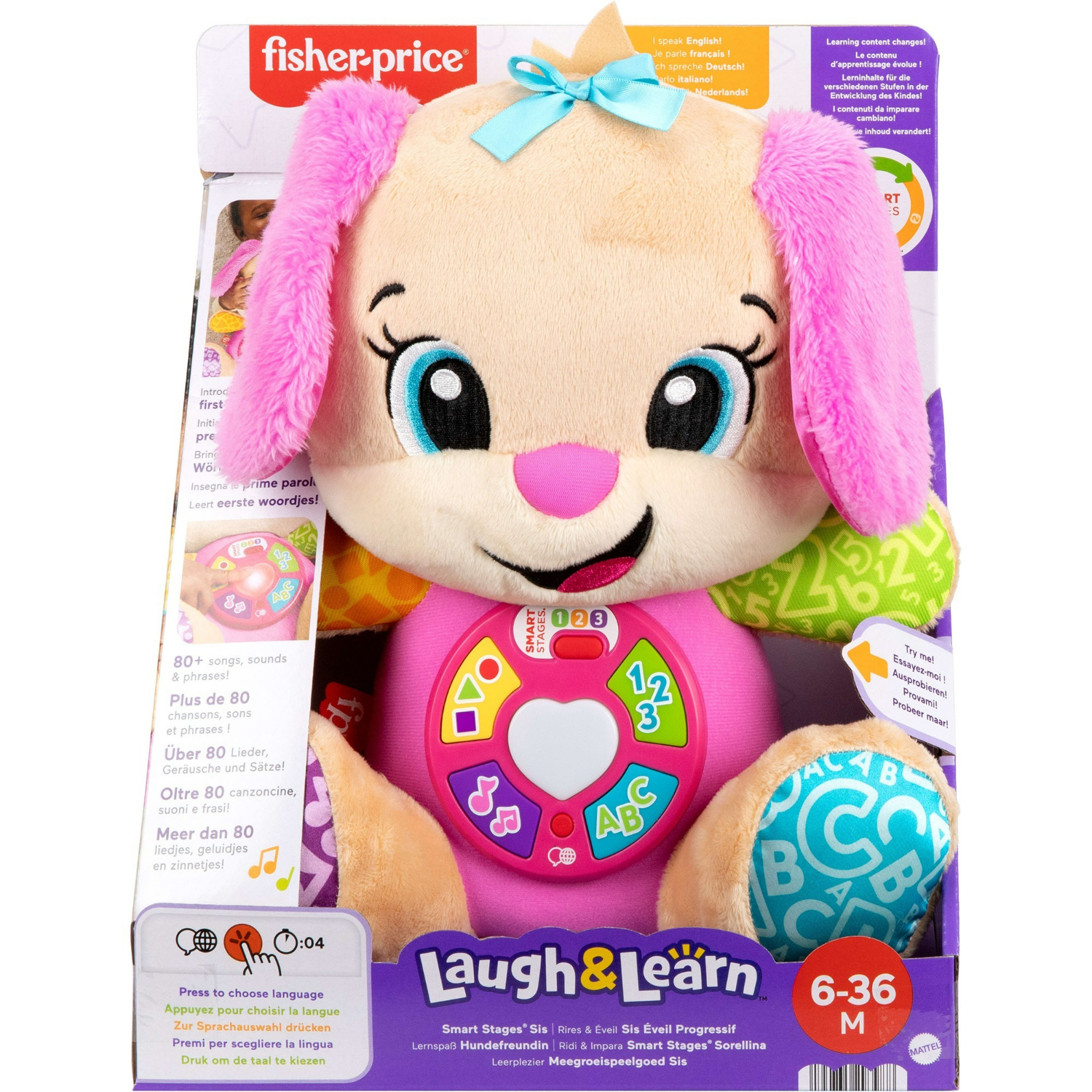 JFD35 Fisher-Price - Sorellina di Cagnolino Smart Stages - immagine 1