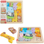 Fisher-Price - Wood Puzzle degli Animali