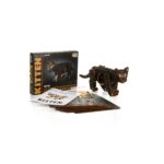 Modello 3D in Legno - Gattino Nero - immagine 3