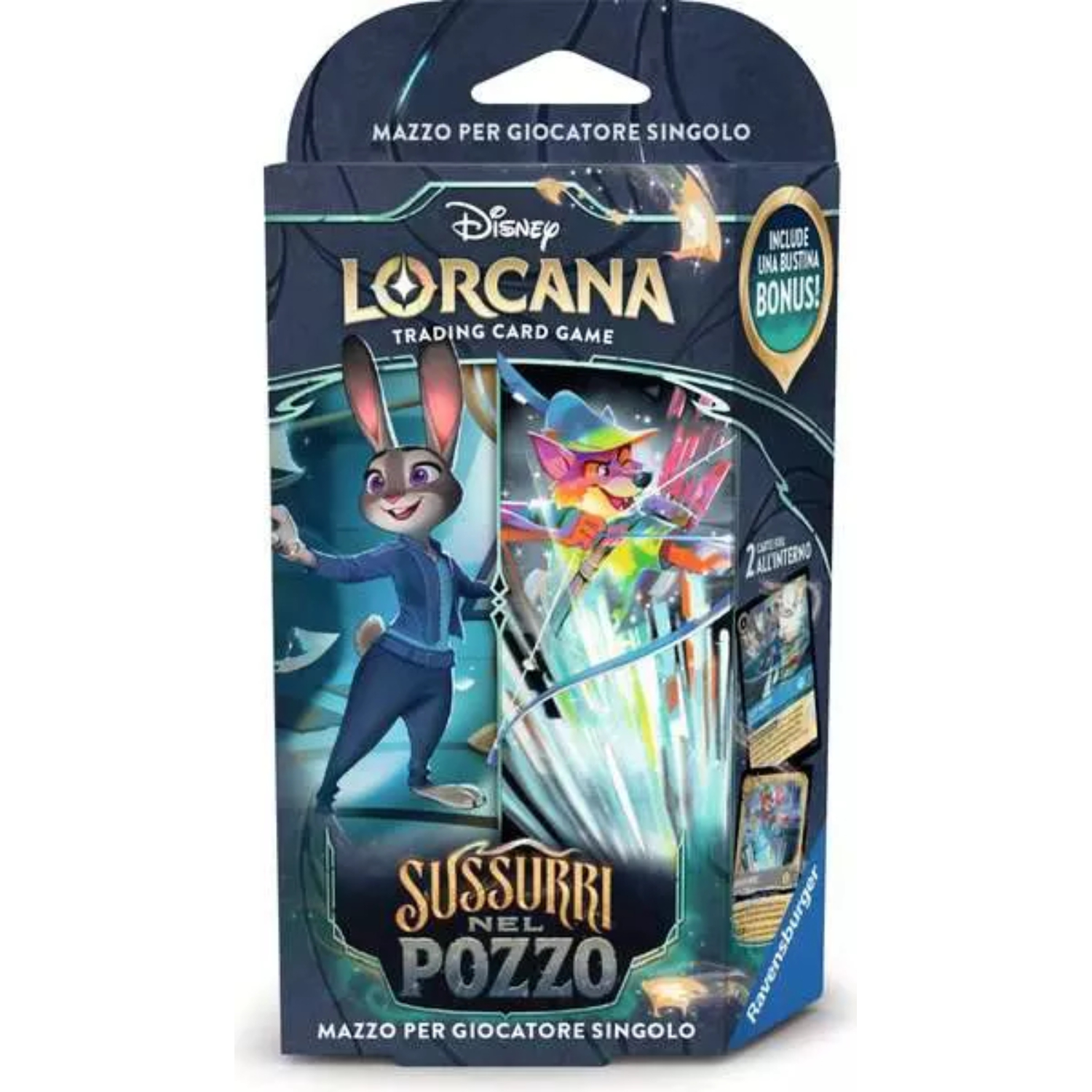 LRC11098779 Disney Lorcana - Sussurri nel Pozzo: Starter Deck Acciaio/Zaffiro - immagine 1
