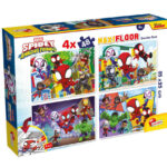4 Puzzle da 48 Pezzi Maxi - Double Face: Spidey