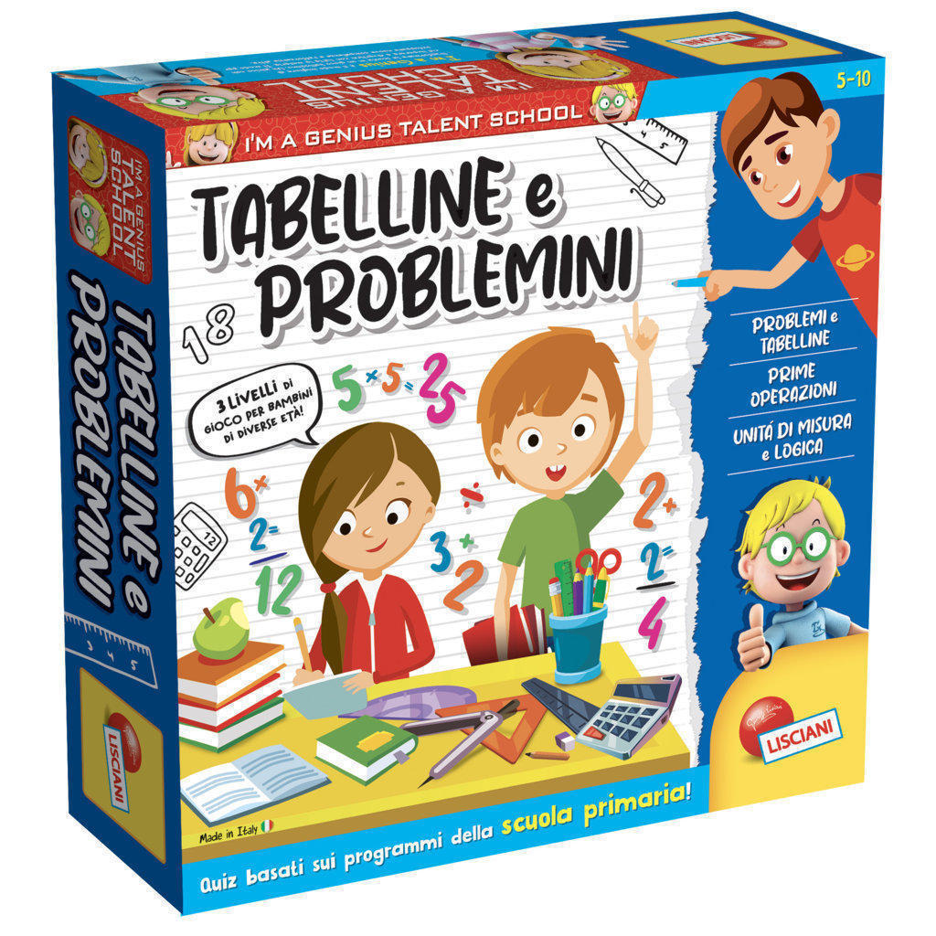 LSC100491 I'm a Genius - Tabelline e Problemini - immagine 1