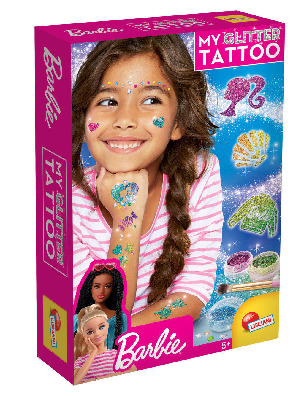 LSC100958 Barbie - My Glitter Tattoo - immagine 1