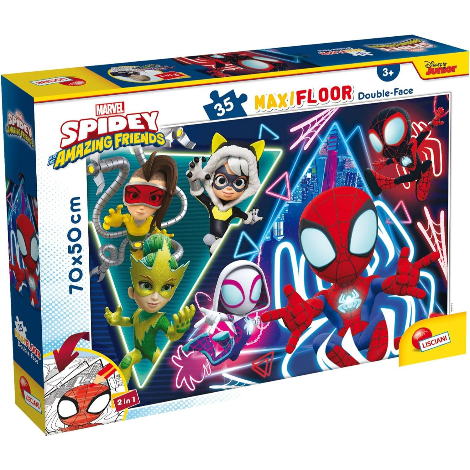 LSC104741 Puzzle da 35 Pezzi Gigante da Pavimento - Spidey - immagine 1