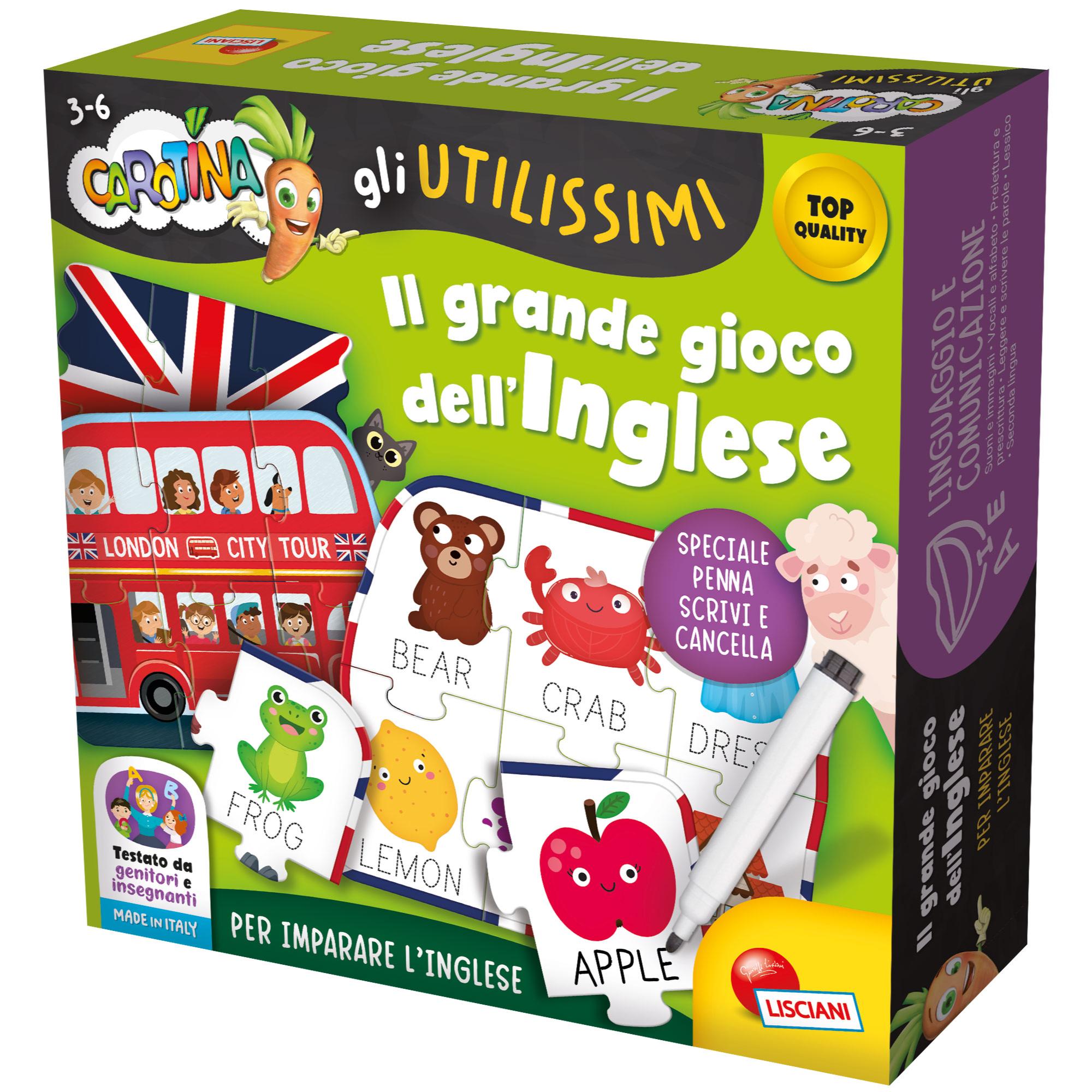 LSC107360 Carotina - Gli Utilissimi: Il Grande Gioco dell'Inglese - immagine 1