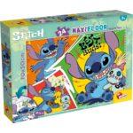 Puzzle da 24 Pezzi Gigante da Pavimento Double Face - Stitch Best Buds!
