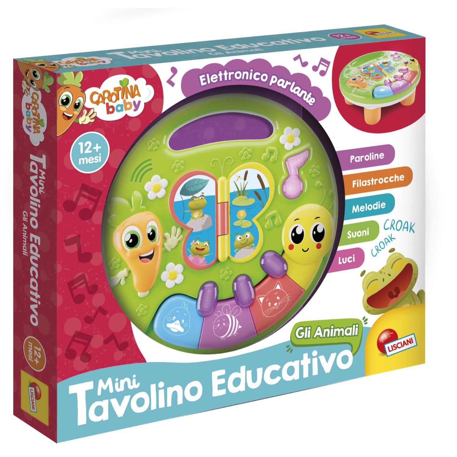 LSC109913 Carotina Baby - Mini Tavolo Educativo: Gli Animali - immagine 1