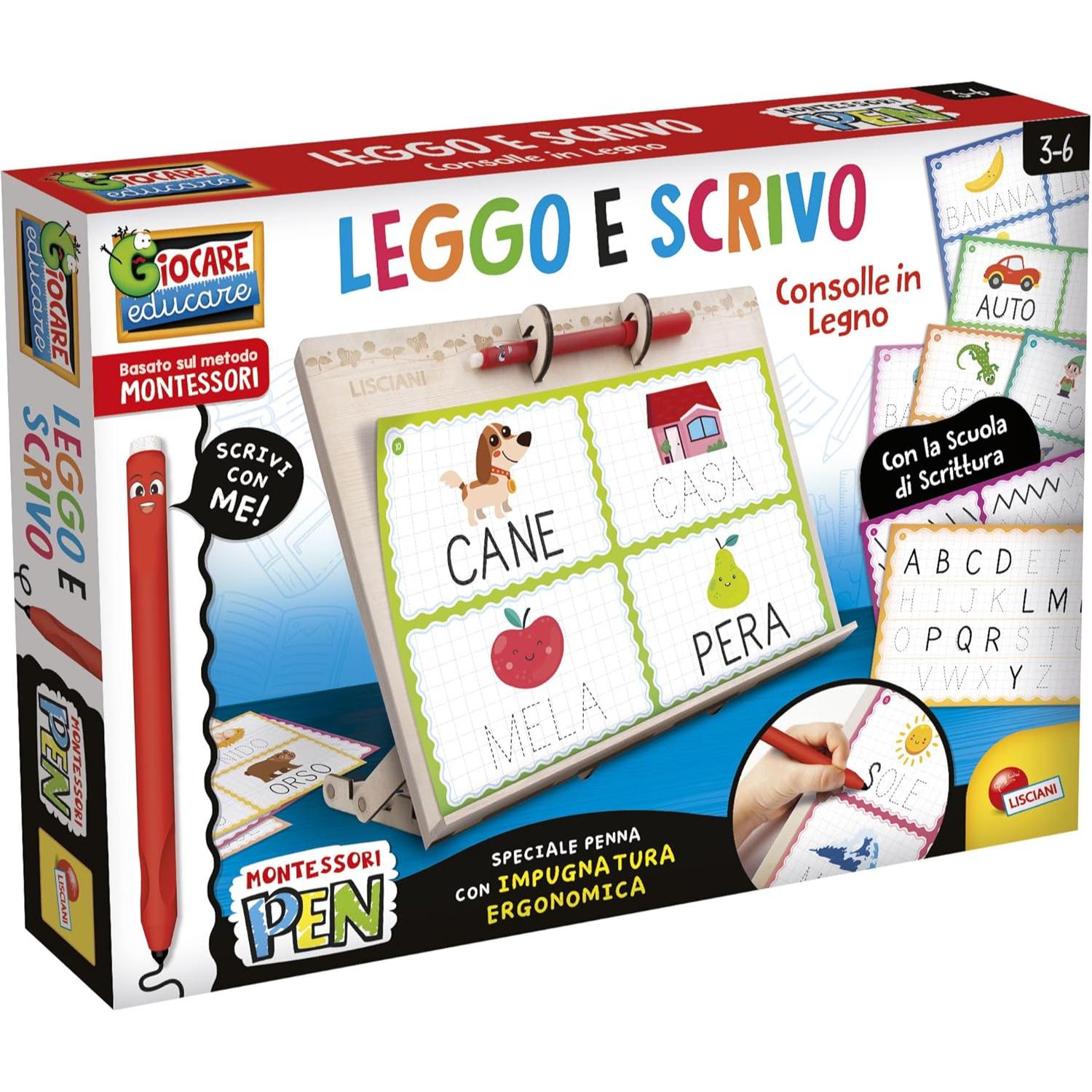 LSC110261 Montessori - Leggo e Scrivo Consolle in Legno - immagine 1