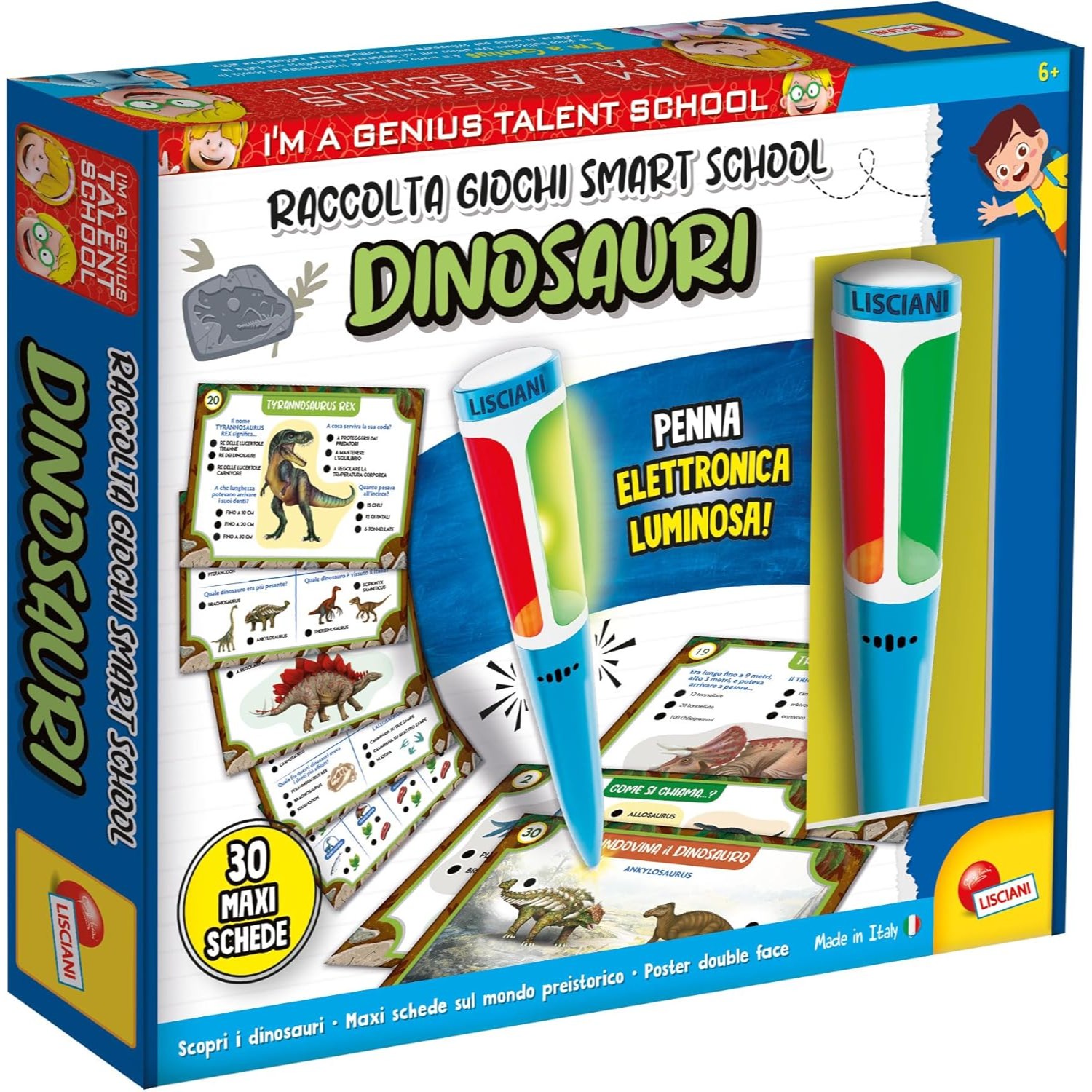 LSC113866 I'm a Genius - Raccolta Giochi Smart School Dinosauri - immagine 1