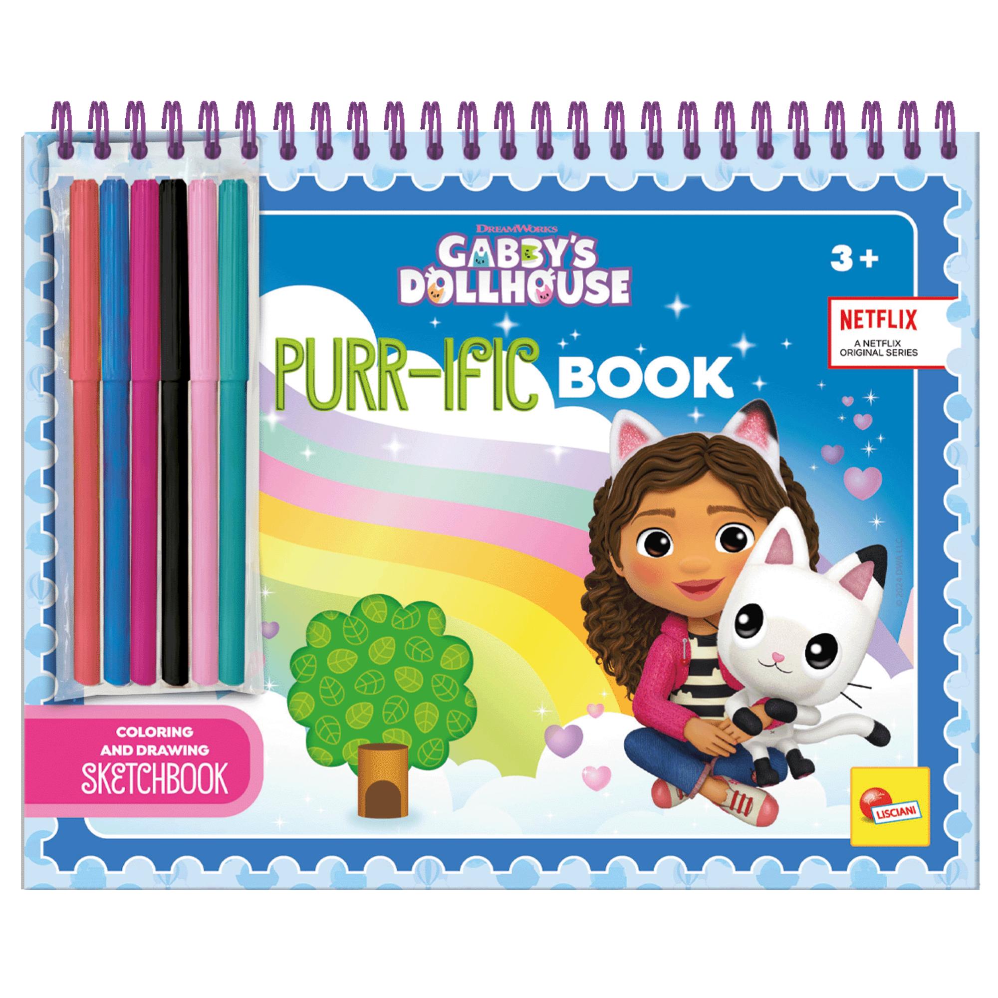 LSC13041 Gabby's Dollhouse - Sketchbook Purr-Ific Booc Coloring and Drawing - immagine 1