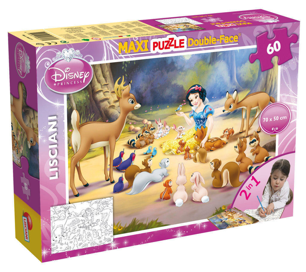 LSC46577 Puzzle da 60 Pezzi - Gigante da Pavimento: Double Face: Biancaneve - immagine 1