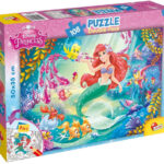 Puzzle da 108 Pezzi - Double Face: Disney Princess: La Sirenetta