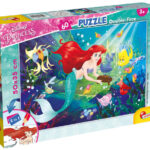 Puzzle da 60 Pezzi Double Face Plus - Disney Princess: La Sirenetta