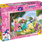 Puzzle da 24 Pezzi Maxi - Double Face: Disney Princess