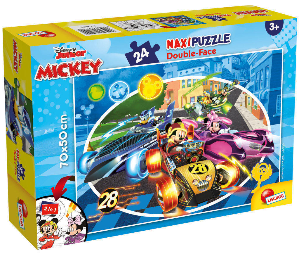 LSC74099 Puzzle da 24 Pezzi Maxi - Double Face: Mickey - immagine 1