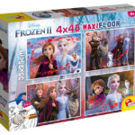 4 Puzzle da 48 Pezzi Maxi - Double Face: Frozen