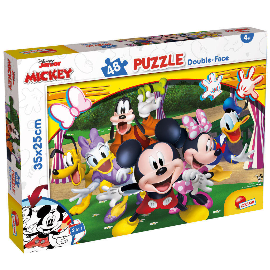 LSC99504 Puzzle da 48 Pezzi - Double Face: Mickey - immagine 1
