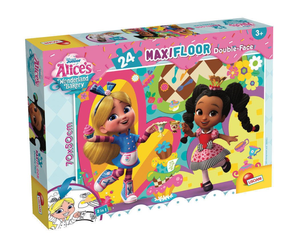 LSC99535 Puzzle da 24 Pezzi Maxi - Double Face: Alice's in Wonderland Bakery - immagine 1