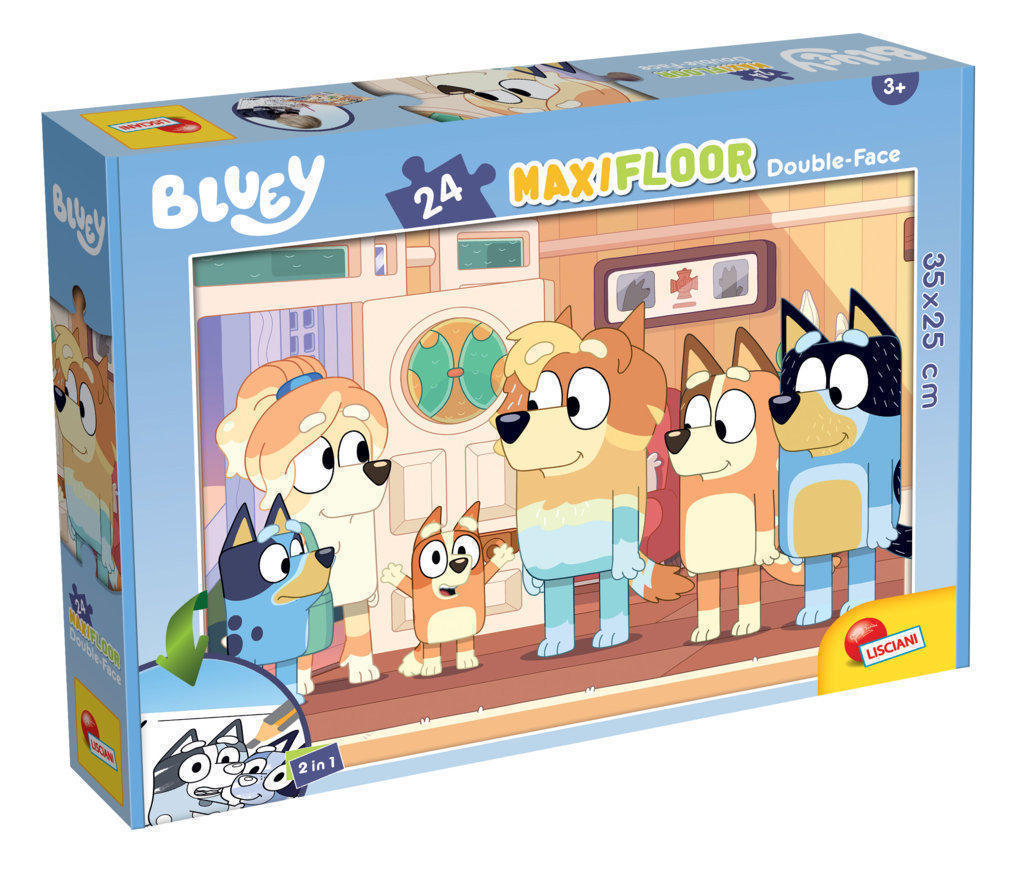 LSC99580 Puzzle da 24 Pezzi Maxi - Double Face: Bluey - immagine 1