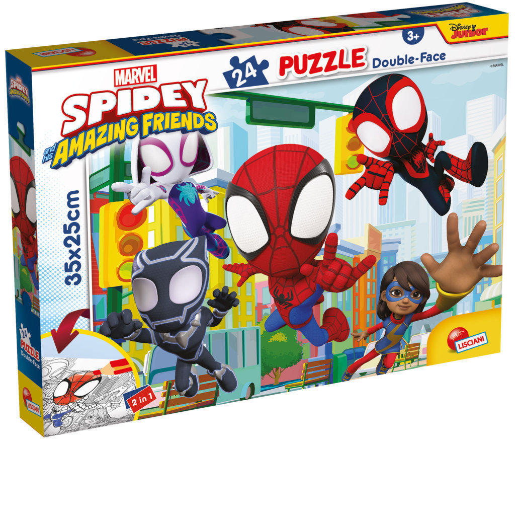 LSC99603 Puzzle da 24 Pezzi - Double Face: Spidey - immagine 1
