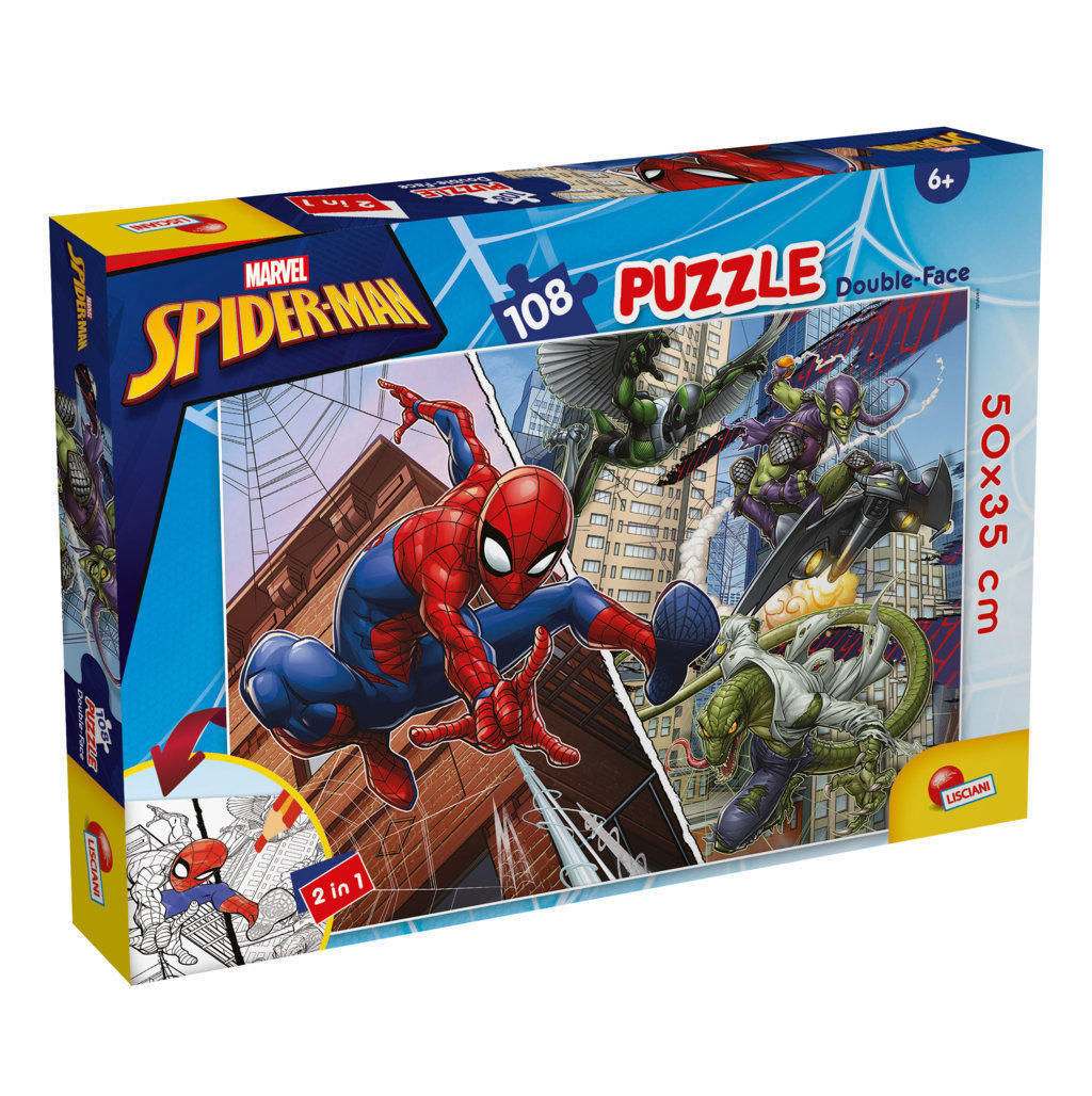 LSC99702 Puzzle da 108 Pezzi - Double Face: Spider-Man - immagine 1