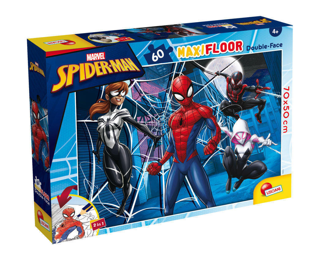 LSC99757 Puzzle da 60 Pezzi Maxi - Double Face: Spider-Man - immagine 1