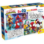 2 Puzzle da 24 Pezzi Maxi - Double Face: Spidey
