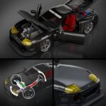 Hot Wheels Elite Mattel Brick Shop Building Set 1/16 '94 Toyota Supra MKIV - immagine 6