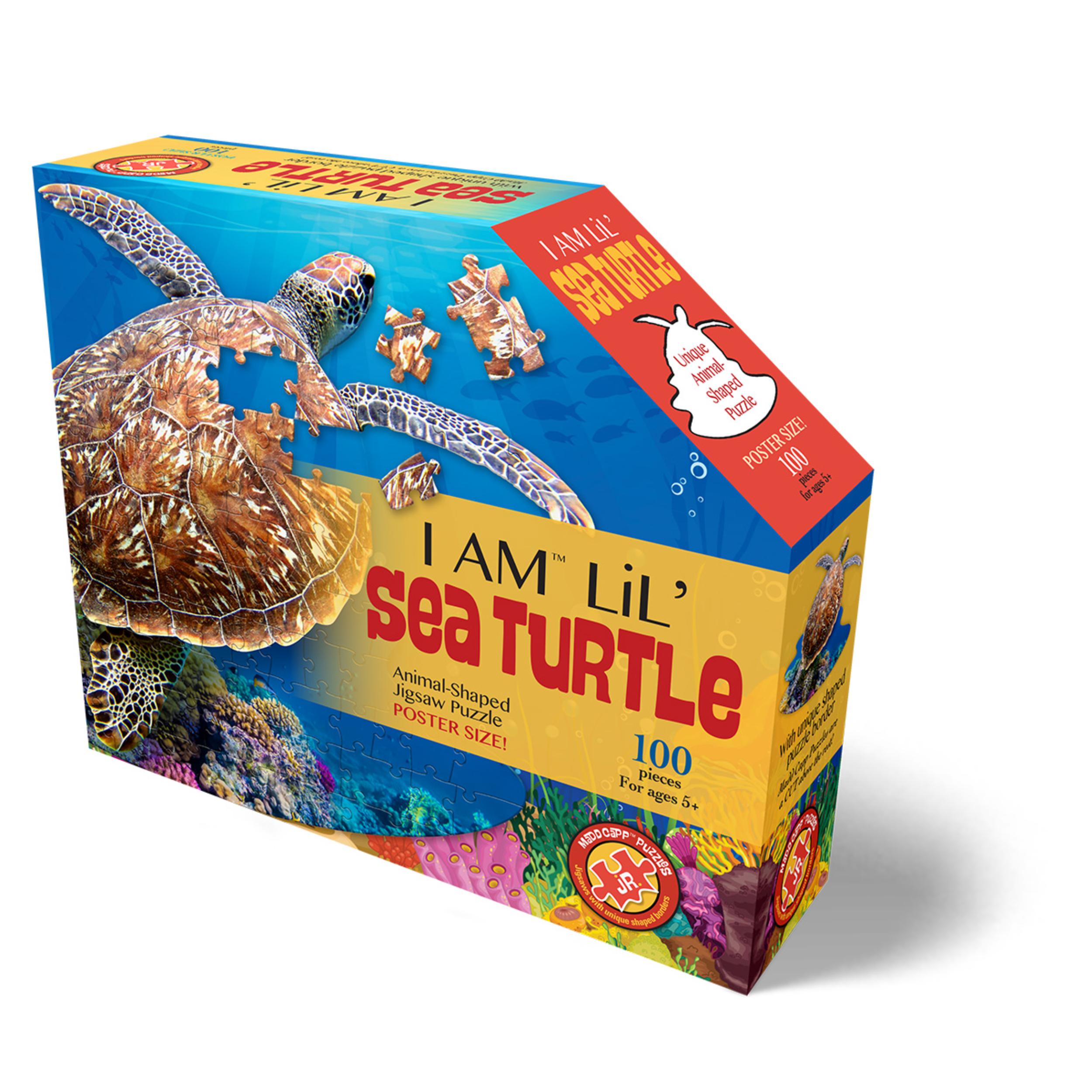 MDC4007 Puzzle da 100 Pezzi Sagomato - I Am Lil' Sea Turtle - immagine 1